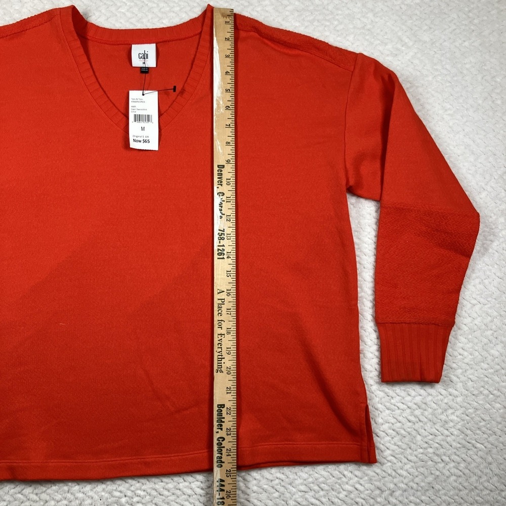 NWT Cabi Capri Sweatshirt Top Coral Capsule Casual MSRP $109 - Picture 11 of 12